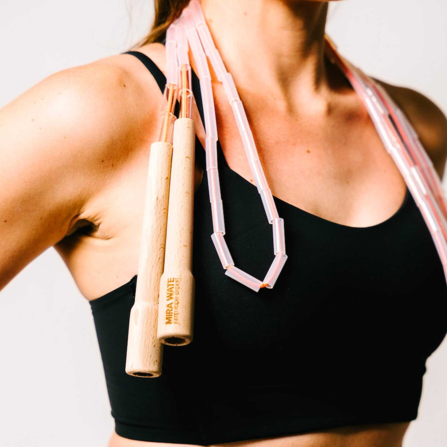 Fitness jump rope orange/white + Introvideo