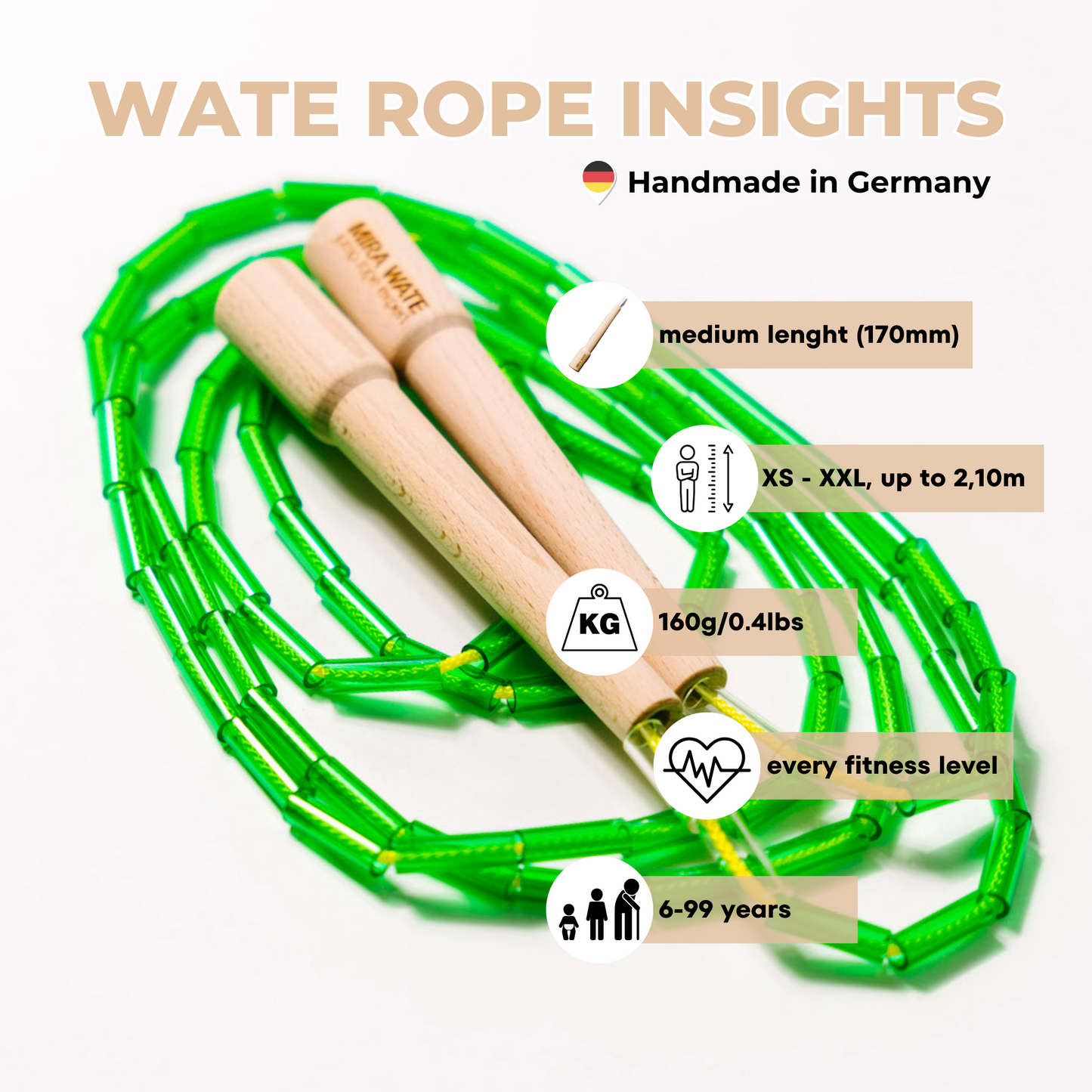 happy hope WATE ROPE + Introvideo (160g)