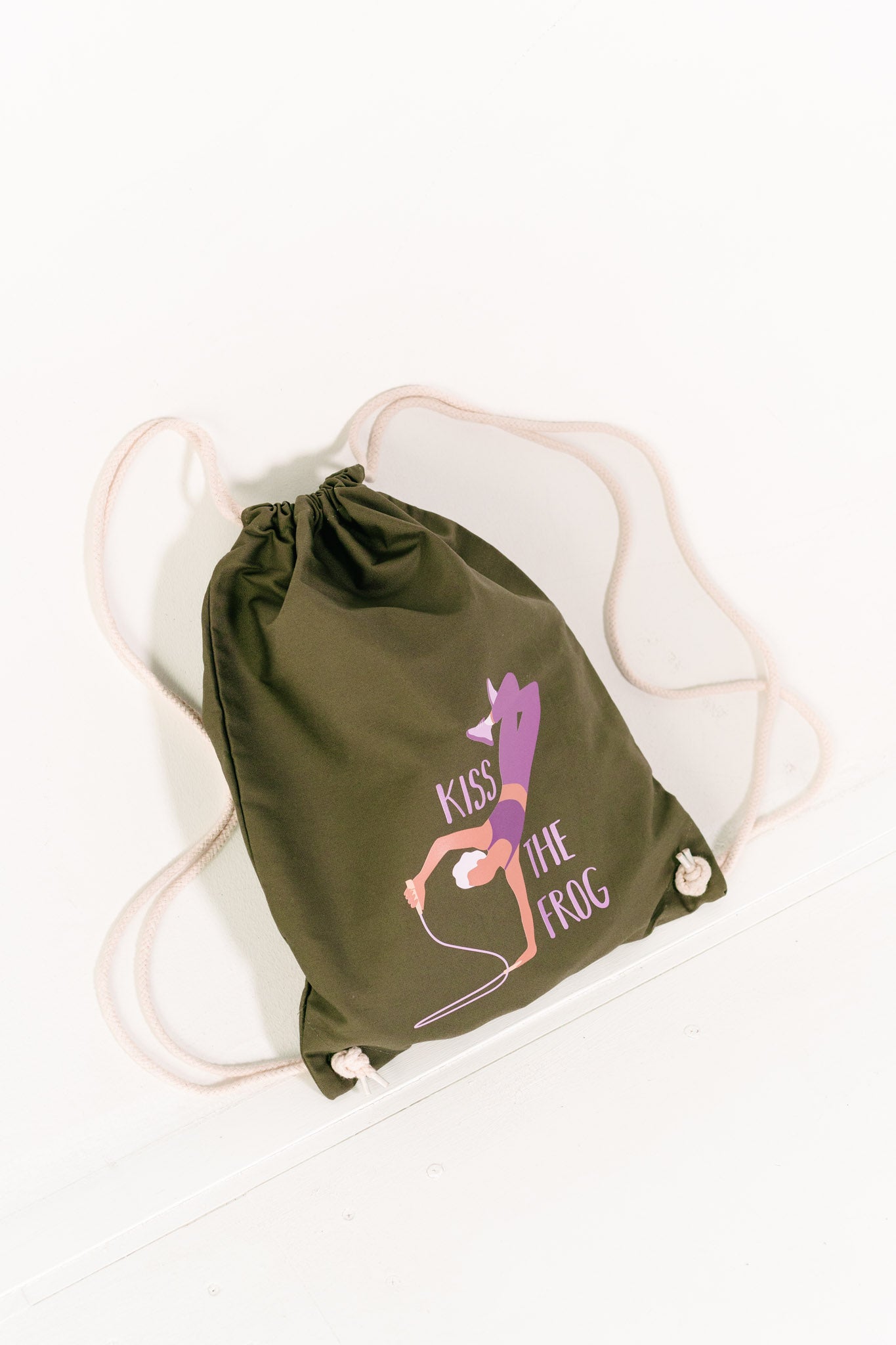 High quality gym bag "Kiss the frog"